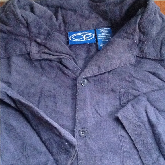 OP men's short sleeved button down - Picture 2 of 3